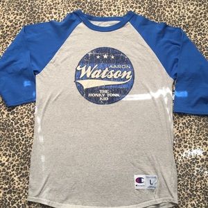 Aaron Watson Baseball Tee